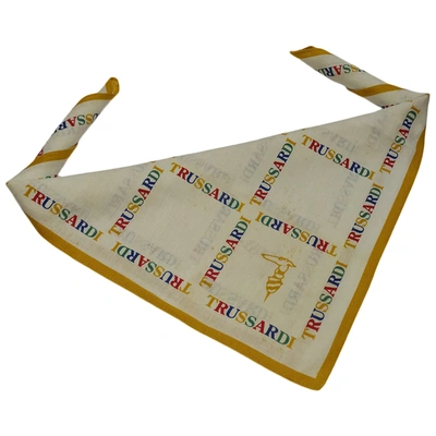 Pre-owned Trussardi Silk Handkerchief In Multicolour