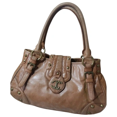 Pre-owned Just Cavalli Leather Bag In Camel