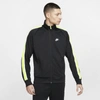 Nike Sportswear N98 Men's Knit Warm-up Jacket In Black