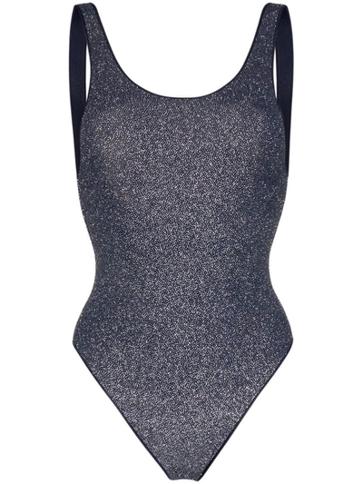 Oseree Oséree Shine Sporty Swimsuit In Blue