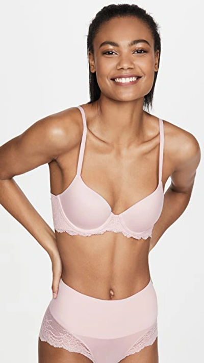 Spanx Undie-tectable Lightly Lined Demi Bra In Ballet