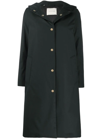 Mackintosh Chryston Hooded Padded Raincoat In Black