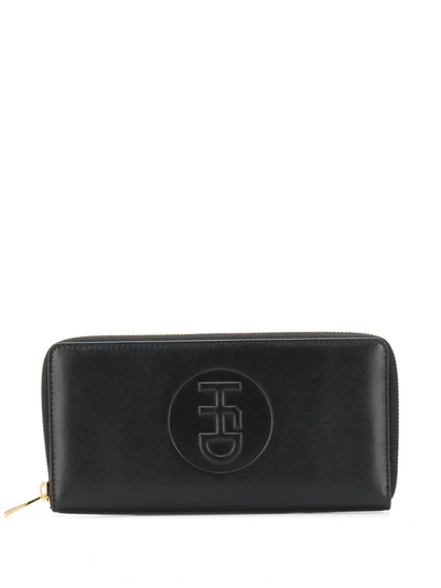 Honey Fucking Dijon Black Leather Wallet & Cable Holder