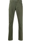 Dondup George Stretch Fit Skinny Jeans In Green