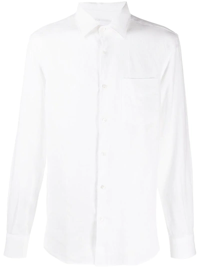 Aspesi Natural Flax Shirt In White