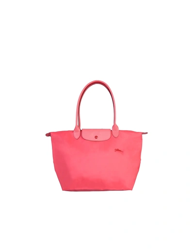 Longchamp Le Pliage Nylon Handbag In Red
