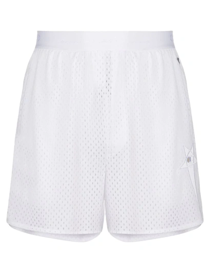 Rick Owens Champion X Champion Fitted Shorts In White