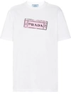 Prada White Ticket Logo T-shirt