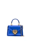 Dolce & Gabbana Mini Devotion Tote In Blue