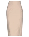Patrizia Pepe Midi Skirts In Blush