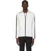 Fendi Ff Motif Stripe Cardigan In Ivory