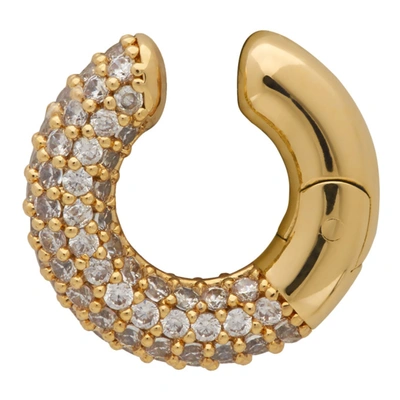 Fendi Gold Oops Ear Cuff In F089u Gold