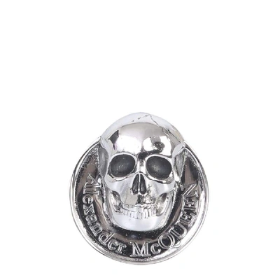 Alexander Mcqueen Silver Metal Ring