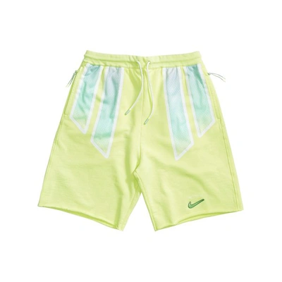 Pre-owned Nike  X Pigalle Fleece Shorts Luminous Green