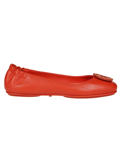 Tory Burch Women's Red Leather Flats