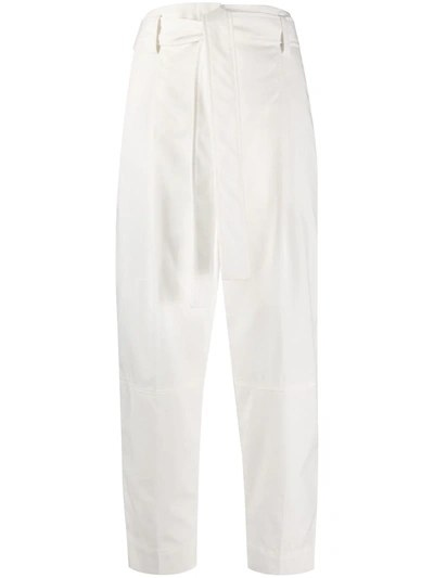 3.1 Phillip Lim / フィリップ リム Foldover-detail Cropped Trousers In White