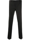 Pt01 Mid-rise Skinny Trousers In Black