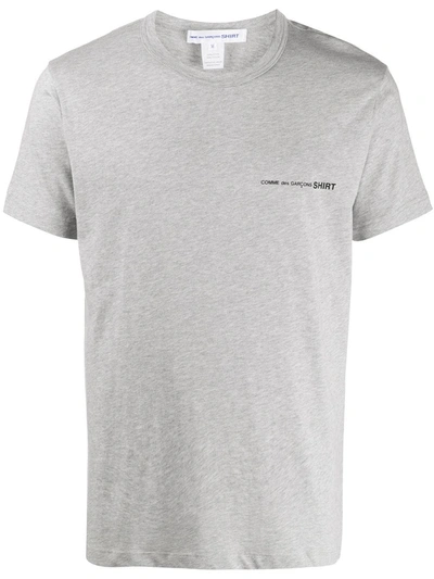Comme Des Garçons Shirt Printed Logo T-shirt In Grey