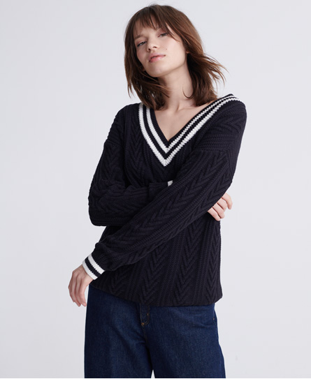 superdry v neck jumper