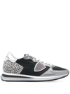 Philippe Model Paris Tropez Mondial Panelled Sneakers In Grey