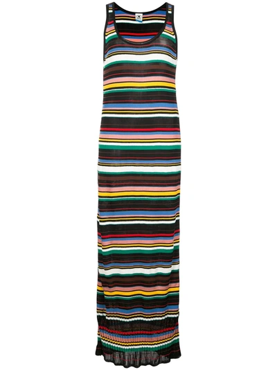 M Missoni Women's Sleeveless Striped Knit Long Tube Dress In Neutral