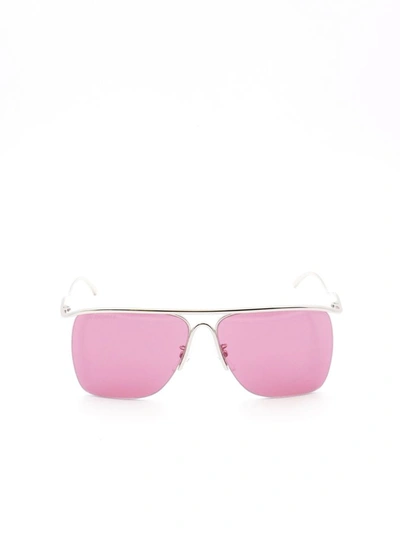 Balenciaga Bb0092s Sunglasses In Metallic