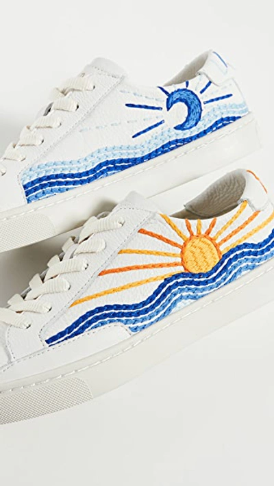 Soludos Sunrise Sunset Sneakers In White