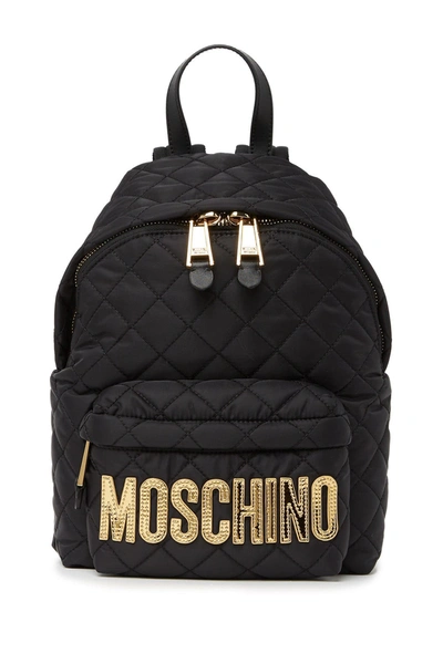 Moschino Backpack In Black