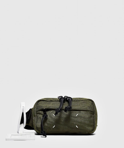 Maison Margiela Classic Mini Cordura Bag In Green