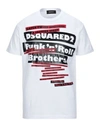 Dsquared2 T-shirts In White