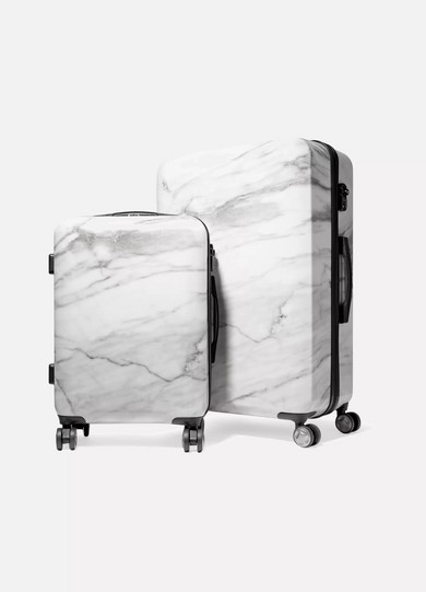 marble hard shell luggage