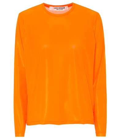 Junya Watanabe Mesh Top In Orange