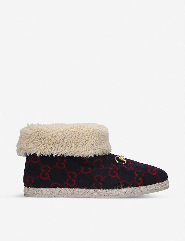 gucci wool ankle boot