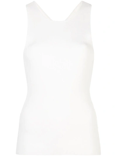 Proenza Schouler White Label Knitted Tank Top In White
