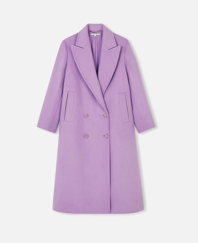 Stella Mccartney Catalina Coat In Purple