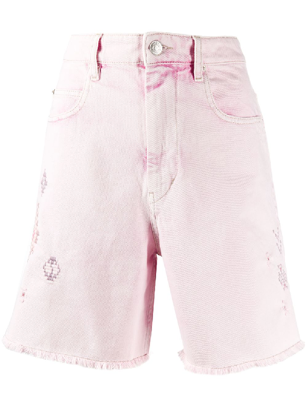 isabel marant pink shorts