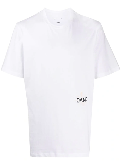 Oamc Logo Short-sleeve T-shirt In White