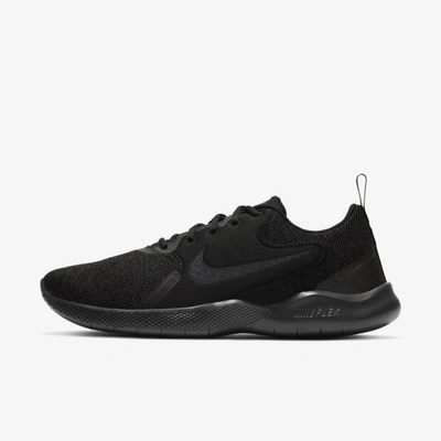 Nike Men's Flex Experience Rn 9 Extra Wide Width Running Sneakers From Finish Line In Black/dk Smoke Grey