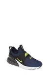 Nike Air Max 270 Extreme Little Kids Shoe In Midnight Navy/ Lemon/ Black