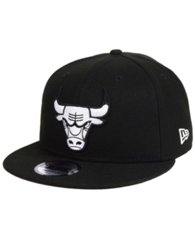 New Era Chicago Bulls Black White 9fifty Snapback Cap