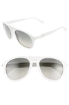 Persol 54mm Aviator Sunglasses In Grey Gradient