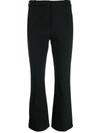 3.1 Phillip Lim Cropped Flared Trousers In Black