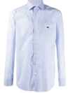 Etro Pegaso-embroidered Button-down Shirt In Blue