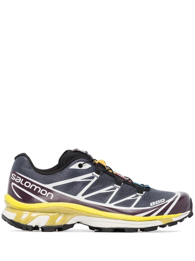 Salomon Multicoloured Xt-6 Advanced Sneakers In Grey