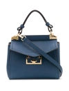 Givenchy Mystic Leather Mini Bag In Blue