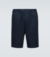 Acne Studios Elasticated-waist Ripstop Shorts In Blue