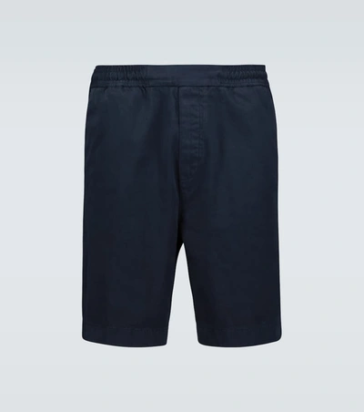 Acne Studios Elasticated-waist Ripstop Shorts In Navy