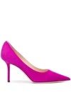 Jimmy Choo Love 85mm Pumps In Purple