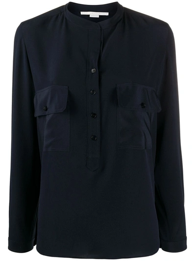 Stella Mccartney Estelle Shirt In Blue Mare