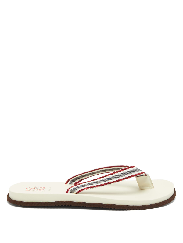 brunello cucinelli flip flops